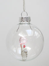 Load image into Gallery viewer, Glass Christmas Baubles With Miniature Figures