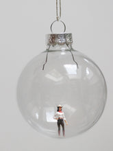 Load image into Gallery viewer, Glass Christmas Baubles With Miniature Figures