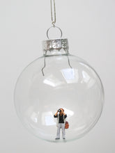 Load image into Gallery viewer, Glass Christmas Baubles With Miniature Figures