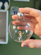 Load image into Gallery viewer, Glass Christmas Baubles With Miniature Figures