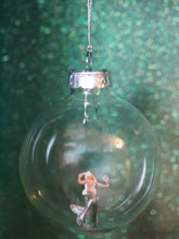 Load image into Gallery viewer, Glass Christmas Baubles With Miniature Figures