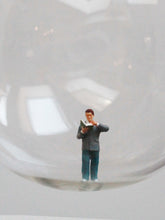 Load image into Gallery viewer, Glass Christmas Baubles With Miniature Figures