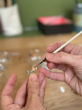 Load image into Gallery viewer, Glass Christmas Baubles With Miniature Figures