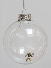 Load image into Gallery viewer, Glass Christmas Baubles With Miniature Figures