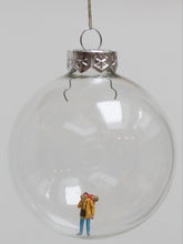 Load image into Gallery viewer, New! Miniature Figure Glass Bauble Ornament