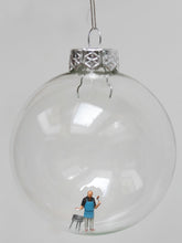 Load image into Gallery viewer, New! Miniature Figure Glass Bauble Ornament