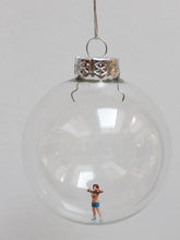 Load image into Gallery viewer, New! Miniature Figure Glass Bauble Ornament