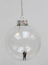 Load image into Gallery viewer, New! Miniature Figure Glass Bauble Ornament