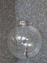 Load image into Gallery viewer, New! Miniature Figure Glass Bauble Ornament