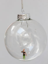 Load image into Gallery viewer, New! Miniature Figure Glass Bauble Ornament