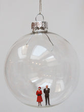 Load image into Gallery viewer, New! Miniature Figure Glass Bauble Ornament