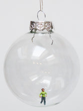 Load image into Gallery viewer, New! Miniature Figure Glass Bauble Ornament