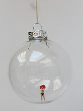 Load image into Gallery viewer, New! Miniature Figure Glass Bauble Ornament