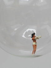 Load image into Gallery viewer, Glass Christmas Baubles With Miniature Figures
