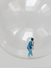 Load image into Gallery viewer, Glass Christmas Baubles With Miniature Figures